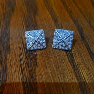 Rhinestone earrings!